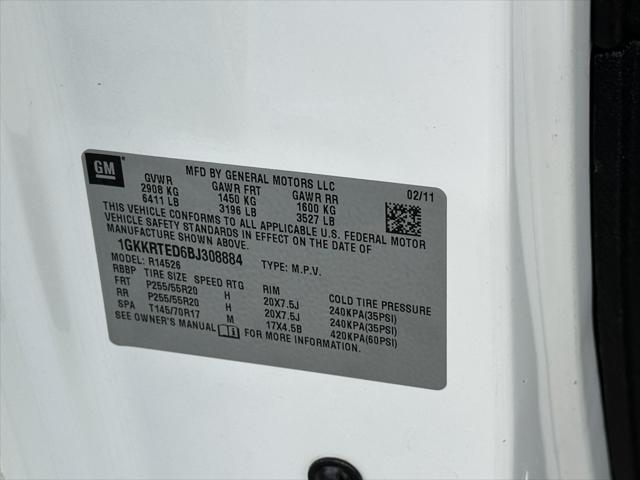 used 2011 GMC Acadia car, priced at $6,900
