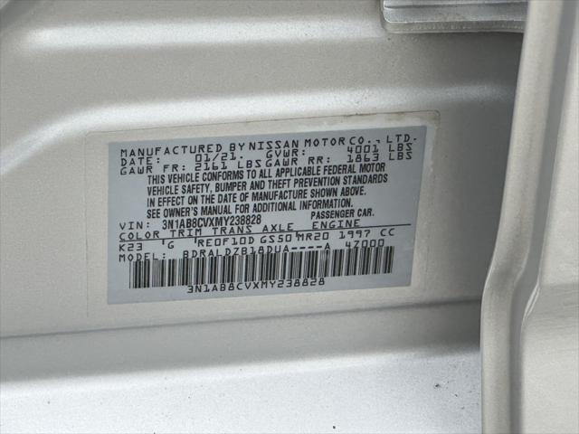 used 2021 Nissan Sentra car, priced at $11,900
