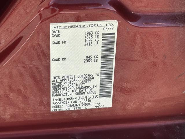 used 2022 Nissan Altima car, priced at $11,900