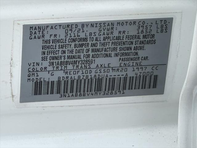 used 2021 Nissan Sentra car, priced at $14,900