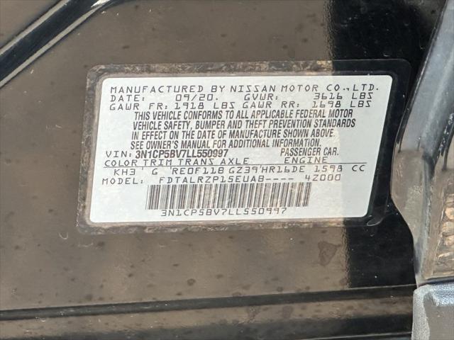 used 2020 Nissan Kicks car, priced at $7,900