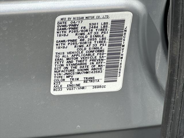 used 2017 INFINITI QX70 car, priced at $9,900
