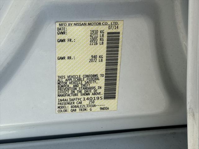 used 2015 Nissan Altima car, priced at $6,900
