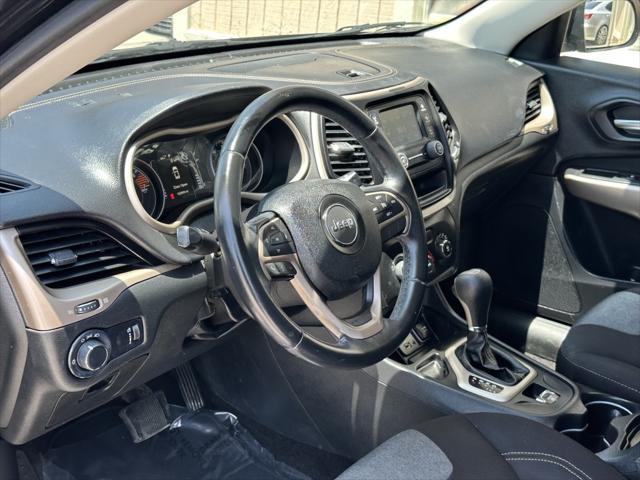 used 2017 Jeep Cherokee car, priced at $7,900