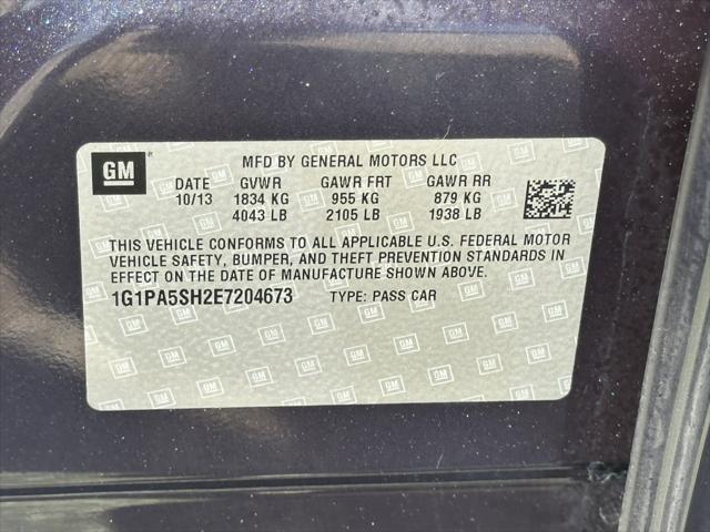 used 2014 Chevrolet Cruze car, priced at $7,900