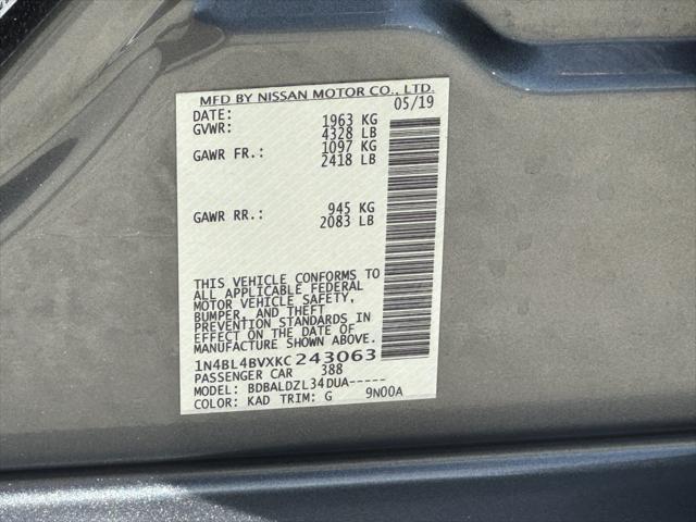 used 2019 Nissan Altima car, priced at $9,900