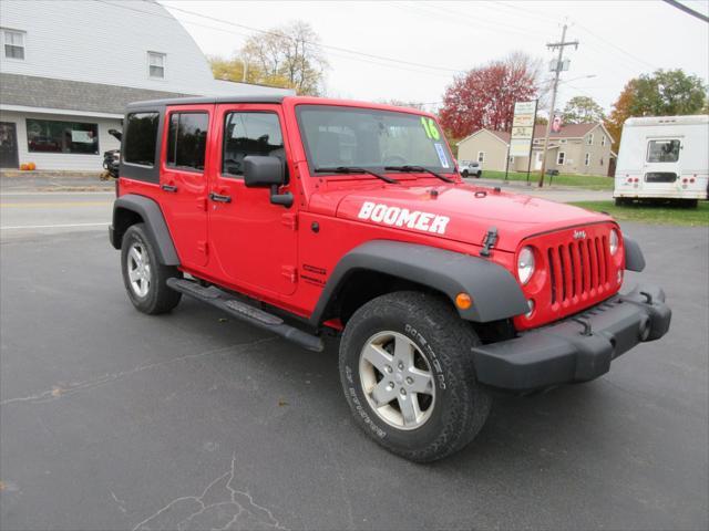 used 2016 Jeep Wrangler Unlimited car, priced at $14,800