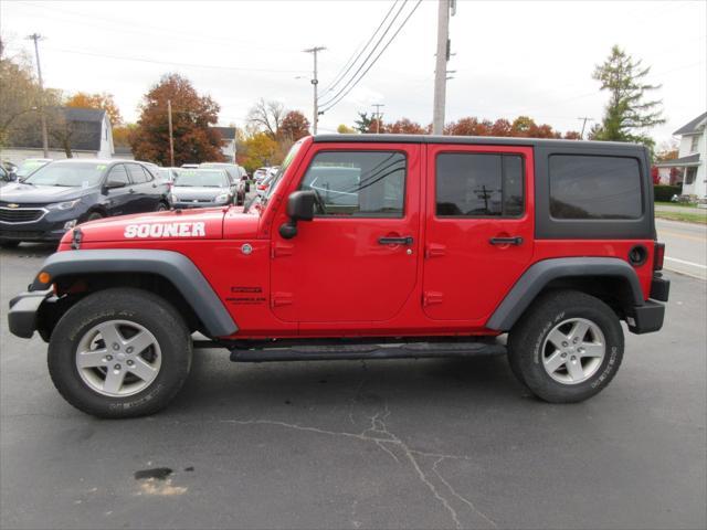 used 2016 Jeep Wrangler Unlimited car, priced at $14,800