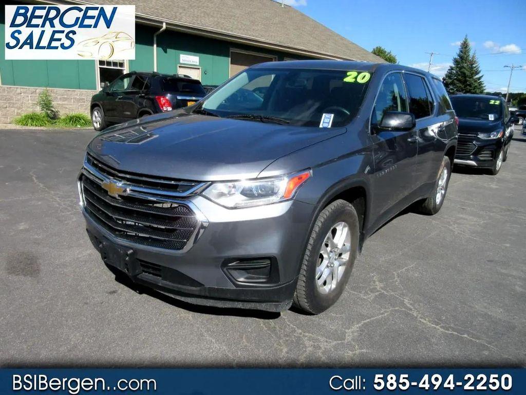 used 2020 Chevrolet Traverse car, priced at $17,500