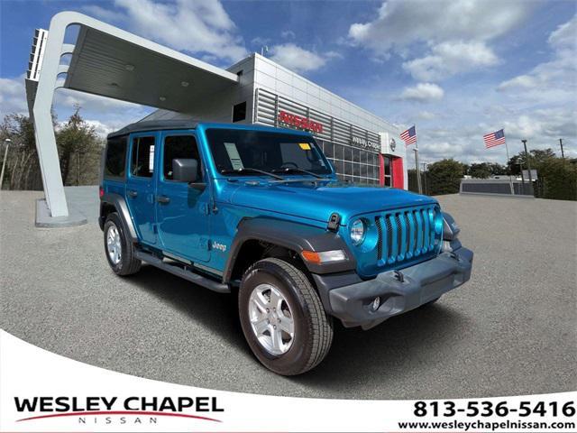 used 2020 Jeep Wrangler Unlimited car, priced at $20,914