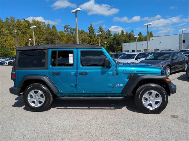 used 2020 Jeep Wrangler Unlimited car, priced at $20,914