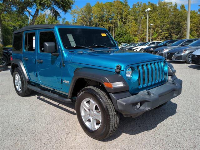 used 2020 Jeep Wrangler Unlimited car, priced at $20,914