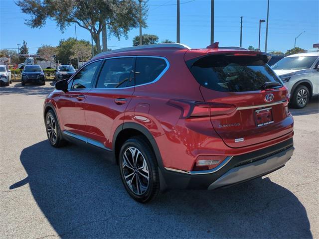 used 2019 Hyundai Santa Fe car, priced at $19,996