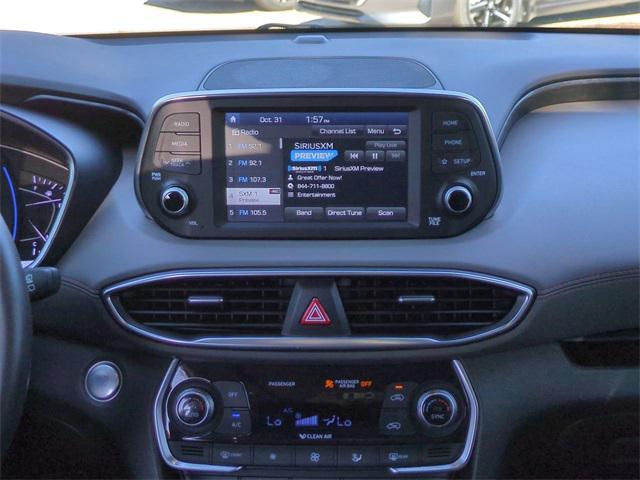 used 2019 Hyundai Santa Fe car, priced at $19,996