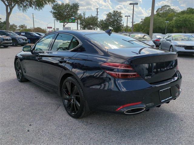 used 2023 Genesis G70 car, priced at $39,281