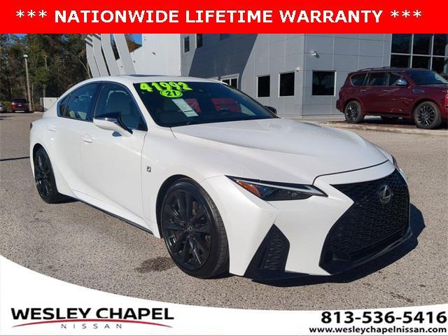 used 2021 Lexus IS 350 car, priced at $38,962