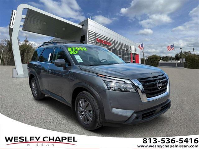 used 2025 Nissan Pathfinder car, priced at $34,181