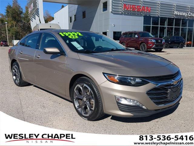 used 2022 Chevrolet Malibu car, priced at $17,622