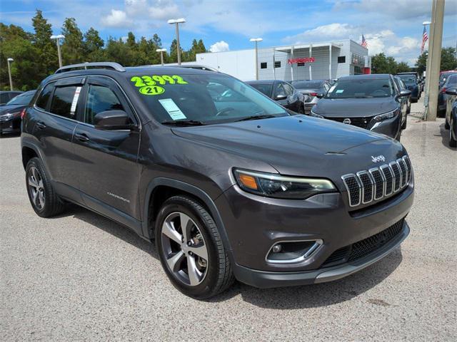 used 2021 Jeep Cherokee car, priced at $19,858