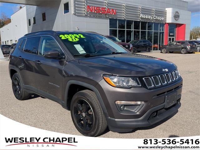 used 2021 Jeep Compass car, priced at $18,741