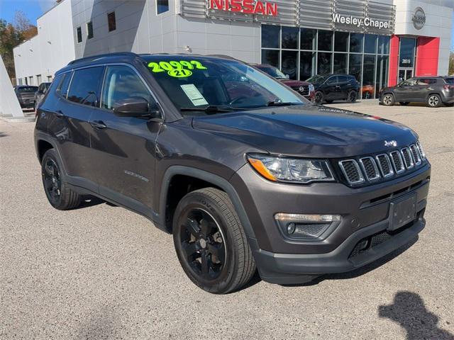 used 2021 Jeep Compass car, priced at $18,741