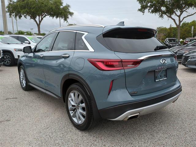 used 2022 INFINITI QX50 car, priced at $27,392