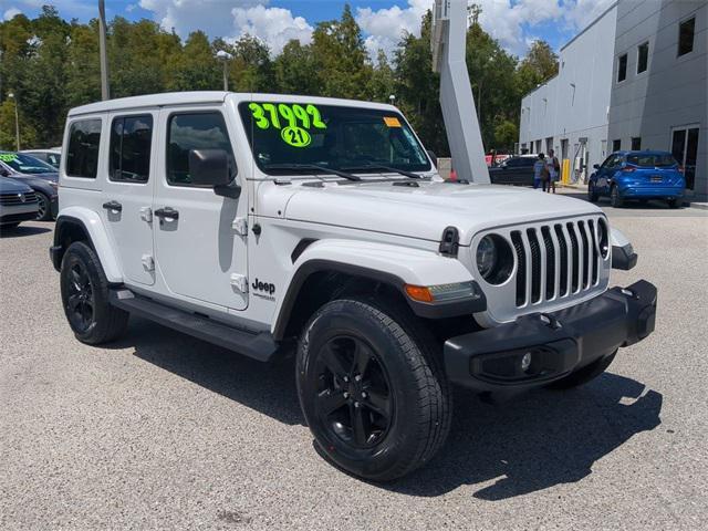 used 2021 Jeep Wrangler Unlimited car, priced at $35,993