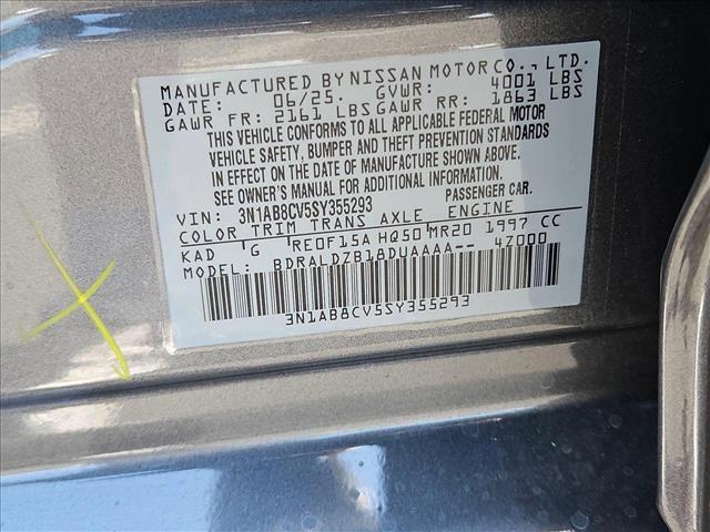 new 2025 Nissan Sentra car, priced at $24,495
