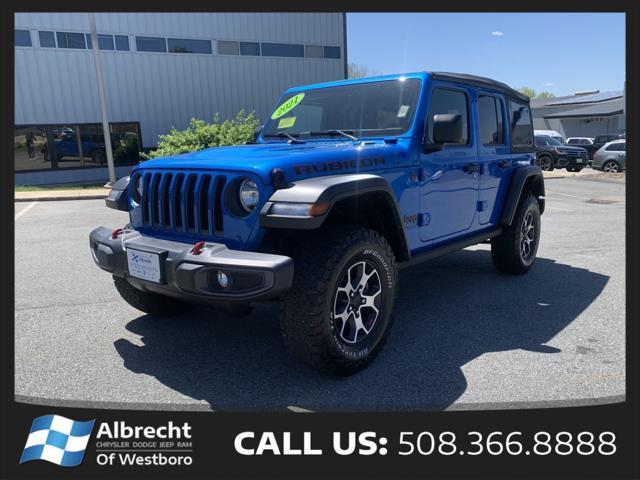 used 2021 Jeep Wrangler Unlimited car, priced at $42,826