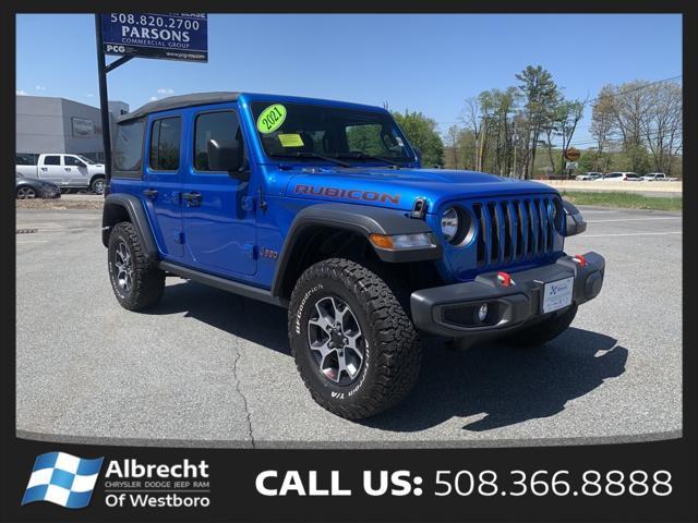 used 2021 Jeep Wrangler Unlimited car, priced at $41,326