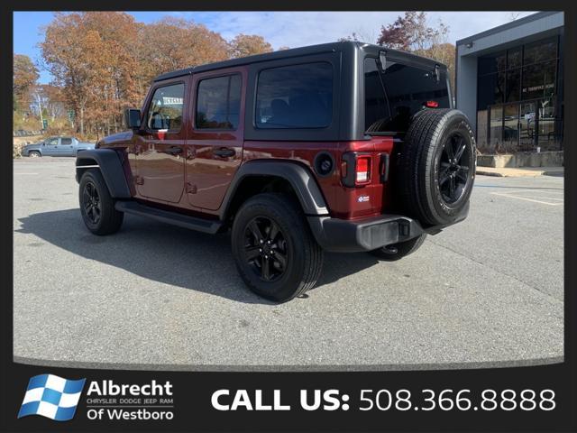 used 2022 Jeep Wrangler Unlimited car, priced at $34,976