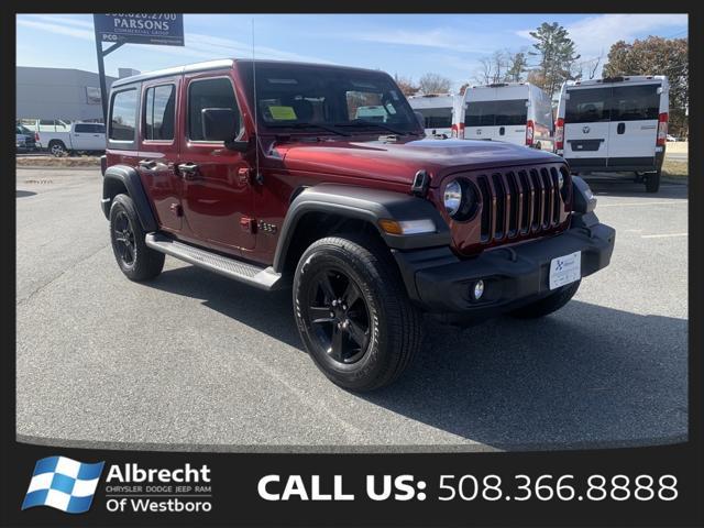 used 2022 Jeep Wrangler Unlimited car, priced at $34,976