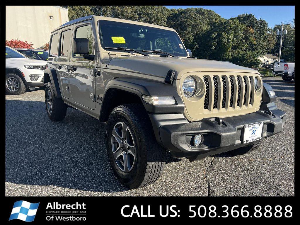 used 2022 Jeep Wrangler Unlimited car, priced at $36,599