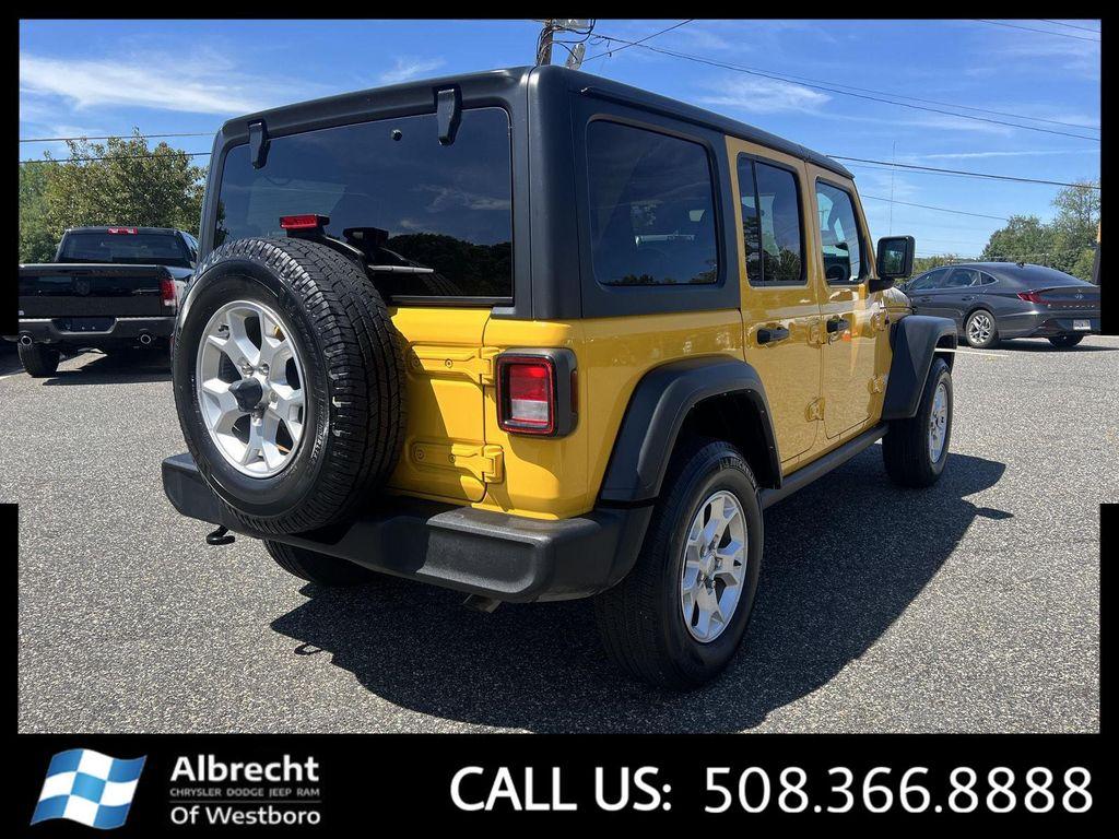 used 2021 Jeep Wrangler Unlimited car, priced at $35,999