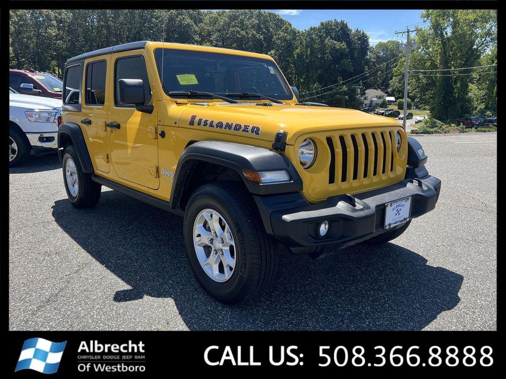 used 2021 Jeep Wrangler Unlimited car, priced at $34,599
