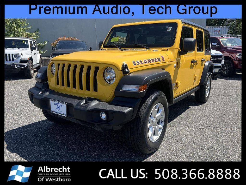 used 2021 Jeep Wrangler Unlimited car, priced at $28,894