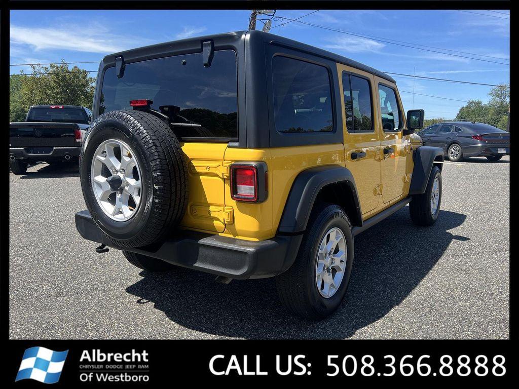 used 2021 Jeep Wrangler Unlimited car, priced at $34,599