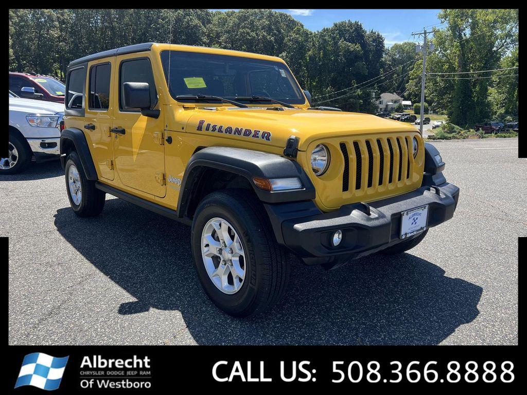 used 2021 Jeep Wrangler Unlimited car, priced at $35,999