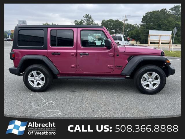 used 2021 Jeep Wrangler Unlimited car, priced at $32,999