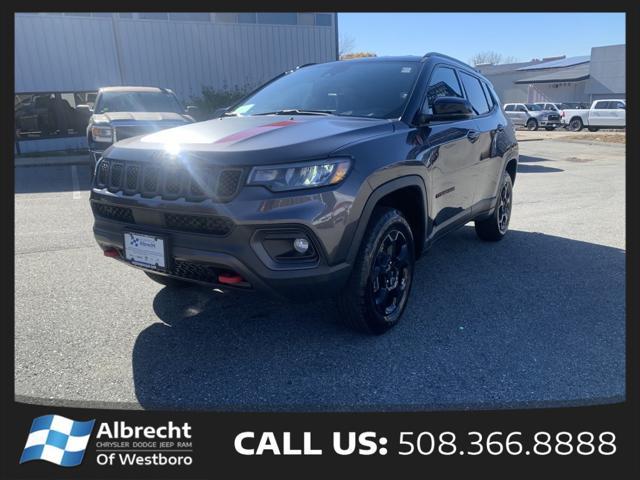 used 2023 Jeep Compass car, priced at $27,642