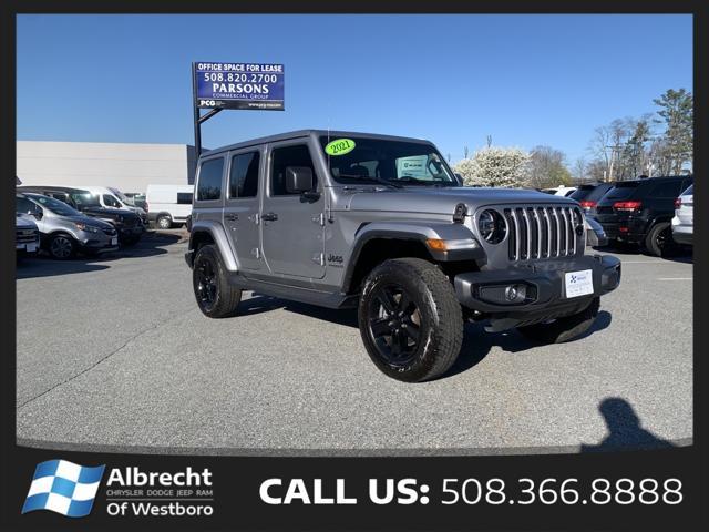 used 2021 Jeep Wrangler Unlimited car, priced at $39,461