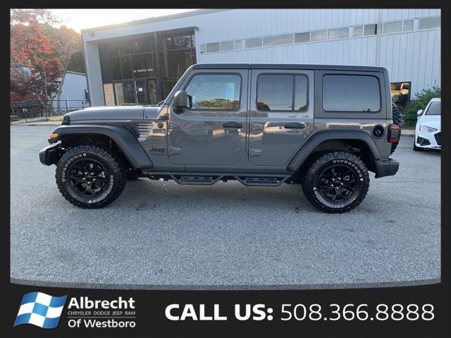 used 2021 Jeep Wrangler car, priced at $32,744