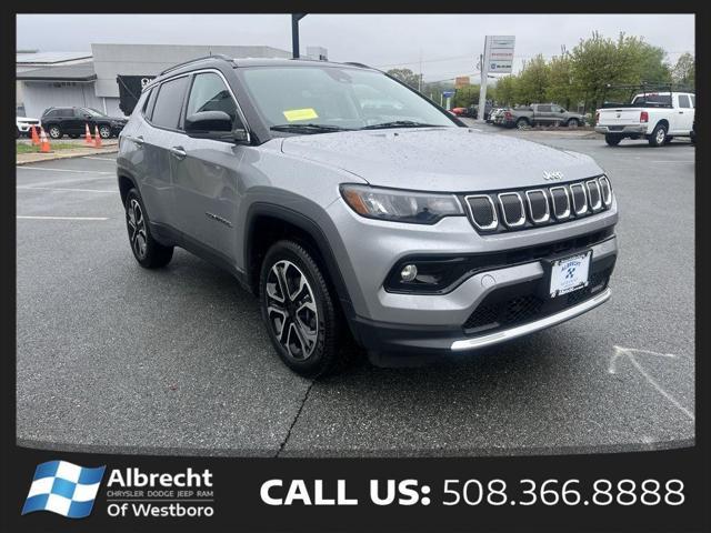 used 2022 Jeep Compass car, priced at $22,999