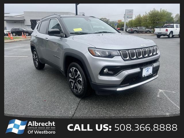 used 2022 Jeep Compass car, priced at $25,999