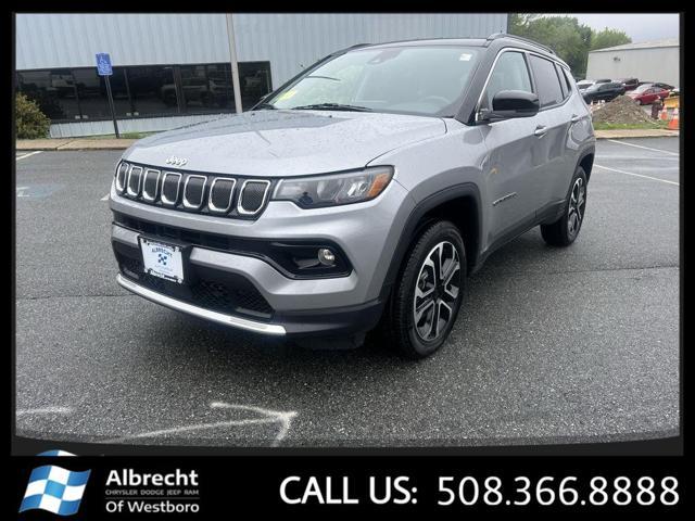 used 2022 Jeep Compass car, priced at $22,999
