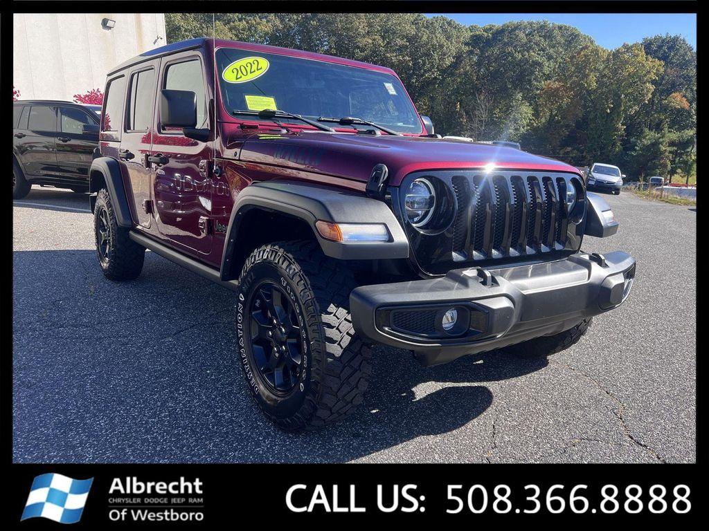 used 2022 Jeep Wrangler car, priced at $36,999