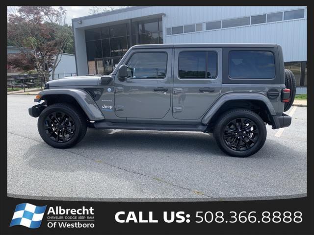 used 2022 Jeep Wrangler Unlimited 4xe car, priced at $36,999