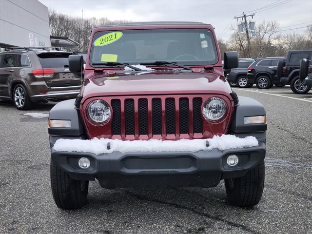 used 2021 Jeep Wrangler Unlimited car, priced at $26,614