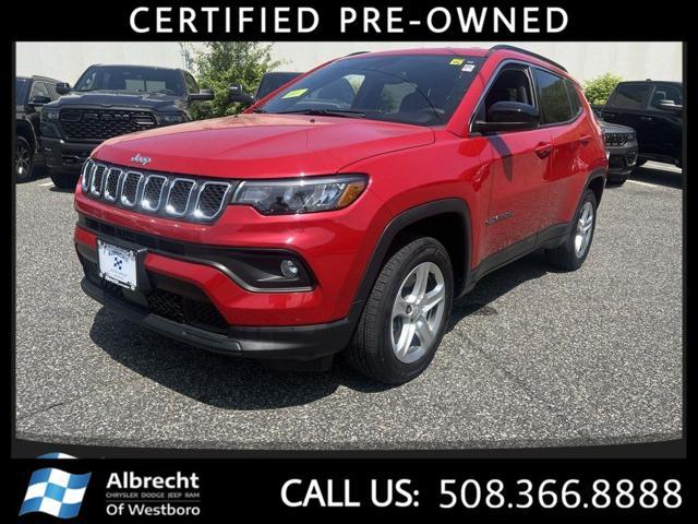 used 2023 Jeep Compass car, priced at $24,999