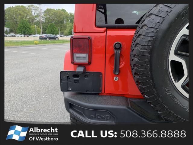 used 2016 Jeep Wrangler Unlimited car, priced at $28,905